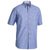 Bisley Mens Chambray Short Sleeve Shirt - B71407-Queensland Workwear Supplies