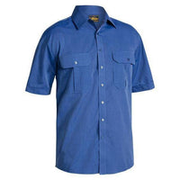 Bisley Mens Metro Short Sleeve Shirt - BS1031-Queensland Workwear Supplies