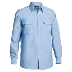 Bisley Mens Oxford Long Sleeve Shirt - BS6030