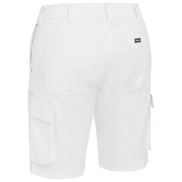 Bisley Mens Stretch Cotton Drill Cargo Shorts - BSHC1008-Queensland Workwear Supplies