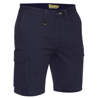 Bisley Mens Stretch Cotton Drill Cargo Shorts - BSHC1008-Queensland Workwear Supplies