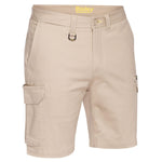 Bisley Mens Stretch Cotton Drill Cargo Shorts - BSHC1008-Queensland Workwear Supplies