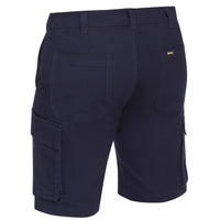 Bisley Mens Stretch Cotton Drill Cargo Shorts - BSHC1008-Queensland Workwear Supplies