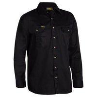 Bisley Original Cotton Long Sleeve Drill Shirt- BS6433-Queensland Workwear Supplies