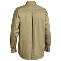 Bisley Original Cotton Long Sleeve Drill Shirt- BS6433-Queensland Workwear Supplies