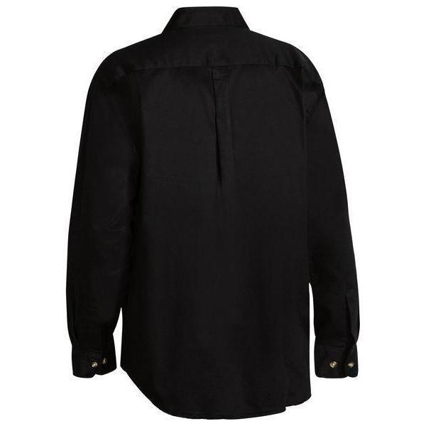 Bisley Original Cotton Long Sleeve Drill Shirt- BS6433-Queensland Workwear Supplies