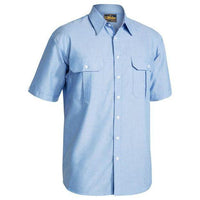 Bisley Oxford Short Sleeve Shirt - BS1030-Queensland Workwear Supplies