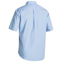 Bisley Permanent Press Short Sleeve Shirt - BS1526-Queensland Workwear Supplies