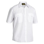 Bisley Permanent Press Short Sleeve Shirt - BS1526-Queensland Workwear Supplies
