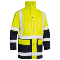 Bisley Taped 5-in-1 Unisex Rain Jacket - BK6975-Queensland Workwear Supplies
