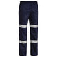 Bisley Taped Biomotion Cotton Mens Drill Work Pants - BP6003T