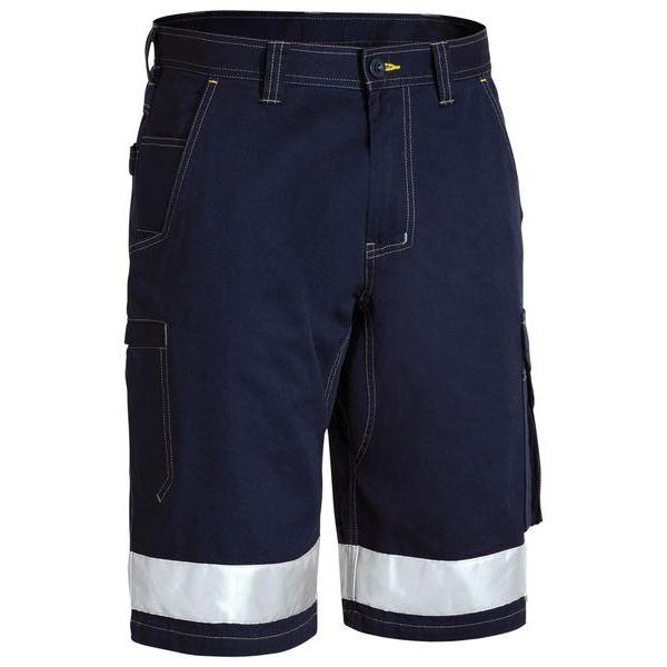 Bisley Taped Cool Vented Lightweight Mens Cargo Shorts - BSHC1432T-Queensland Workwear Supplies