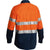 Bisley Taped HiVis 2 Tone Long Sleeve Mens Drill Shirt - BT6456-Queensland Workwear Supplies