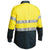 Bisley Taped HiVis 2 Tone Long Sleeve Mens Drill Shirt - BT6456-Queensland Workwear Supplies