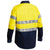Bisley Taped HiVis 2 Tone Long Sleeve Mens Drill Shirt - BTC6456-Queensland Workwear Supplies