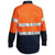 Bisley Taped HiVis 2 Tone Long Sleeve Mens Drill Shirt - BTC6456-Queensland Workwear Supplies