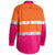 Bisley Taped HiVis Cool Lightweight 2 Tone Long Sleeve Mens Shirt - BS6696T-Queensland Workwear Supplies