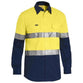 Bisley Taped HiVis Cool Lightweight 2 Tone Long Sleeve Mens Shirt - BS6696T