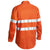 Bisley Taped HiVis Cool Lightweight Long Sleeve Mens Drill Shirt - BS6897-Queensland Workwear Supplies