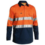Bisley Taped HiVis Cool Lightweight Long Sleeve Mens Shirt - BSC6896-Queensland Workwear Supplies