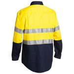 Bisley Taped HiVis Cool Lightweight Long Sleeve Mens Shirt - BSC6896-Queensland Workwear Supplies