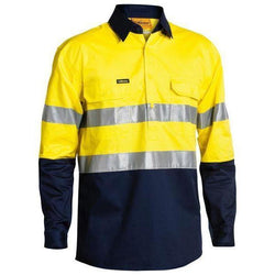 Bisley Taped HiVis Cool Lightweight Long Sleeve Mens Shirt  - BSC6896