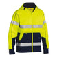 Bisley Taped HiVis Front Zip Unisex Fleece Hoodie - BK6819T