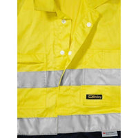 Bisley Taped HiVis Lightweight Coveralls - BC6719TW-Queensland Workwear Supplies