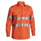 Bisley Taped HiVis Long Sleeve Mens Drill Shirt - BTC6482