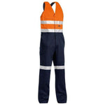 Bisley Taped HiVis Mens Action Back Overall - BAB0359T-Queensland Workwear Supplies