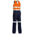 Bisley Taped HiVis Mens Action Back Overall - BAB0359T-Queensland Workwear Supplies