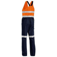 Bisley Taped HiVis Mens Action Back Overall - BAB0359T-Queensland Workwear Supplies
