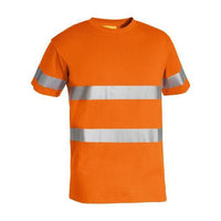 Bisley Taped HiVis Mens Cotton T-Shirt - BK1017T-Queensland Workwear Supplies