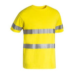 Bisley Taped HiVis Mens Cotton T-Shirt - BK1017T-Queensland Workwear Supplies