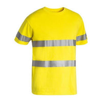 Bisley Taped HiVis Mens Cotton T-Shirt - BK1017T-Queensland Workwear Supplies