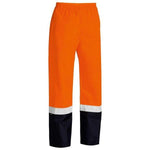 Bisley Taped HiVis Mens Rain Shell Pants - BP6965T-Queensland Workwear Supplies