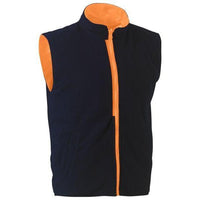 Bisley Taped HiVis Rail Wet Weather Vest - BV0364T-Queensland Workwear Supplies