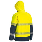 Bisley Taped HiVis Ripstop Bonded Unisex Fleece Jacket - BJ6934T-Queensland Workwear Supplies