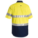 Bisley Taped HiVis Short Sleeve Mens Shirt - BS1896-Queensland Workwear Supplies