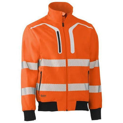 Bisley Taped HiVis Soft Shell Bomber Jacket - BJ6979T