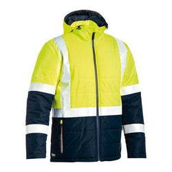 Bisley Taped HiVis Unisex Puffer Jacket - BJ6929HT