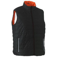 Bisley Taped HiVis Unisex Reversible Puffer Vest - BV0330HT-Queensland Workwear Supplies