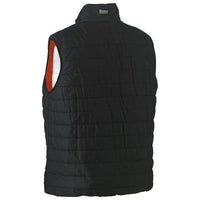 Bisley Taped HiVis Unisex Reversible Puffer Vest - BV0330HT-Queensland Workwear Supplies