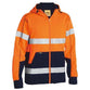 Bisley Taped HiVis Zip Fleece Hoodie With Sherpa Lining- BK6988T
