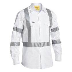 Bisley Taped Night Cotton Long Sleeve Mens Drill Shirt - BS6807T