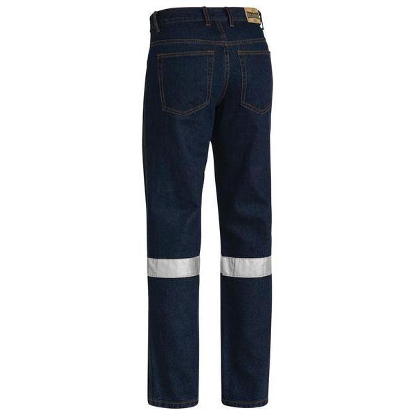 Bisley Taped Rough Rider Mens Denim Jeans - BP6050T-Queensland Workwear Supplies