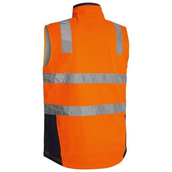 Bisley Taped Unisex Soft Shell Vest - BV0348T-Queensland Workwear Supplies