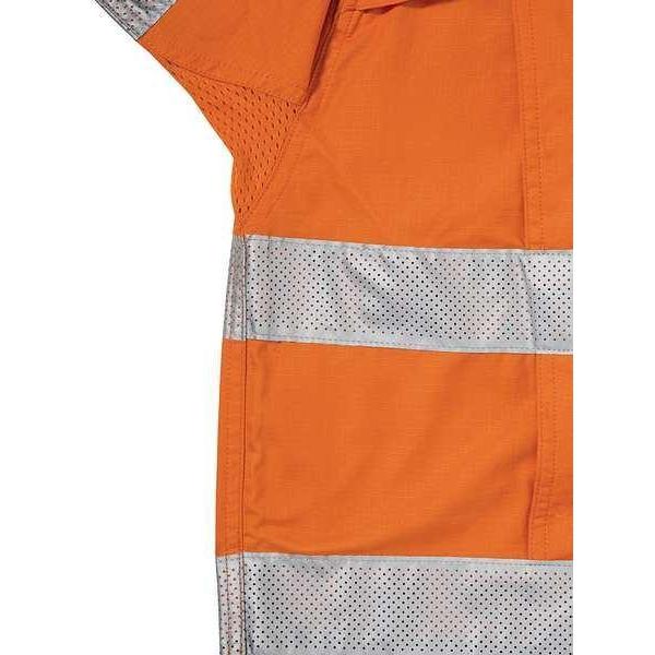 Bisley Taped X-AirFlow HiVis Ripstop 2 Tone Long Sleeve Mens Shirt - BS6415T-Queensland Workwear Supplies