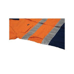 Bisley Taped X-AirFlow HiVis Ripstop 2 Tone Long Sleeve Mens Shirt - BS6415T-Queensland Workwear Supplies