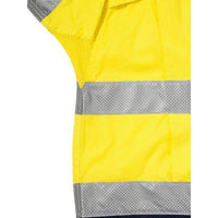 Bisley Taped X-AirFlow HiVis Ripstop 2 Tone Long Sleeve Mens Shirt - BS6415T-Queensland Workwear Supplies